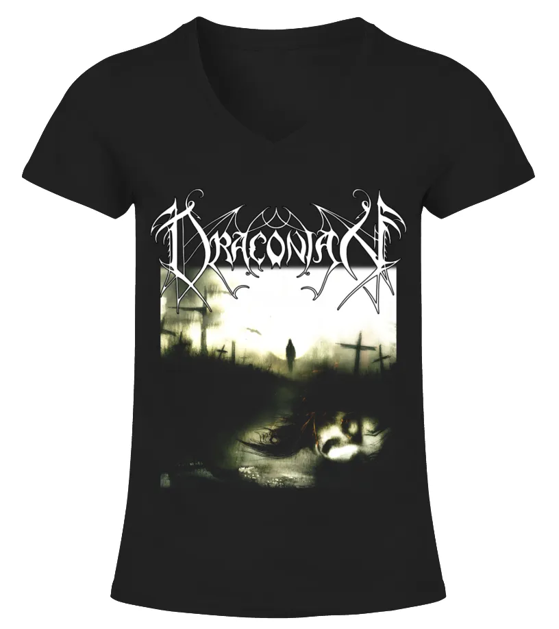 DRACONIAN  WHERE LOVERS MOURN BK CAMISETA CUELLO PICO MUJER