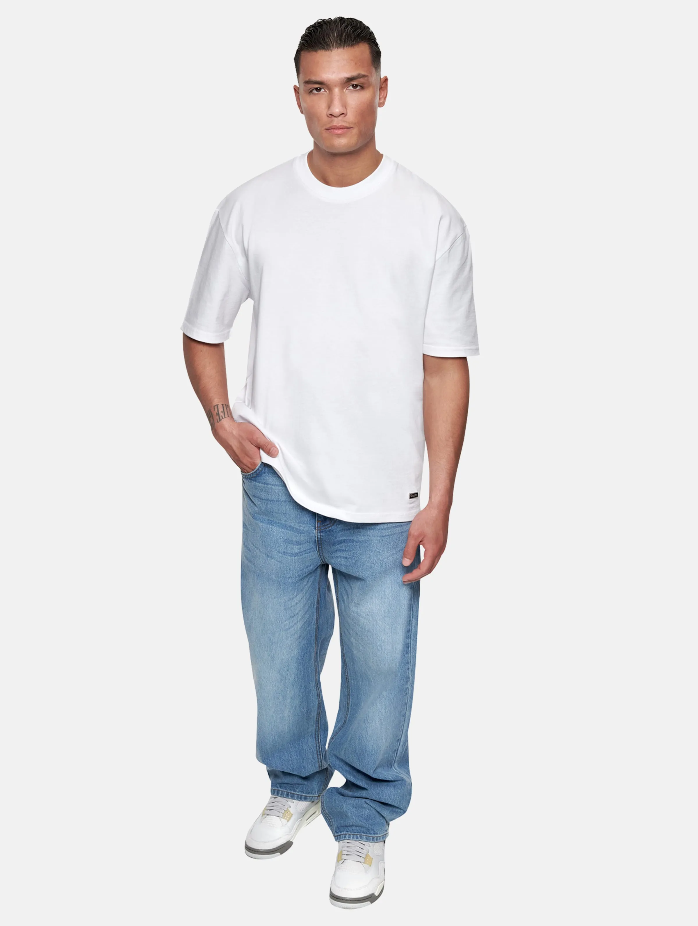 DROPSIZE DROPSIZE HEAVY OVERSIZE METAL PATCH BASIC TSHIRTS