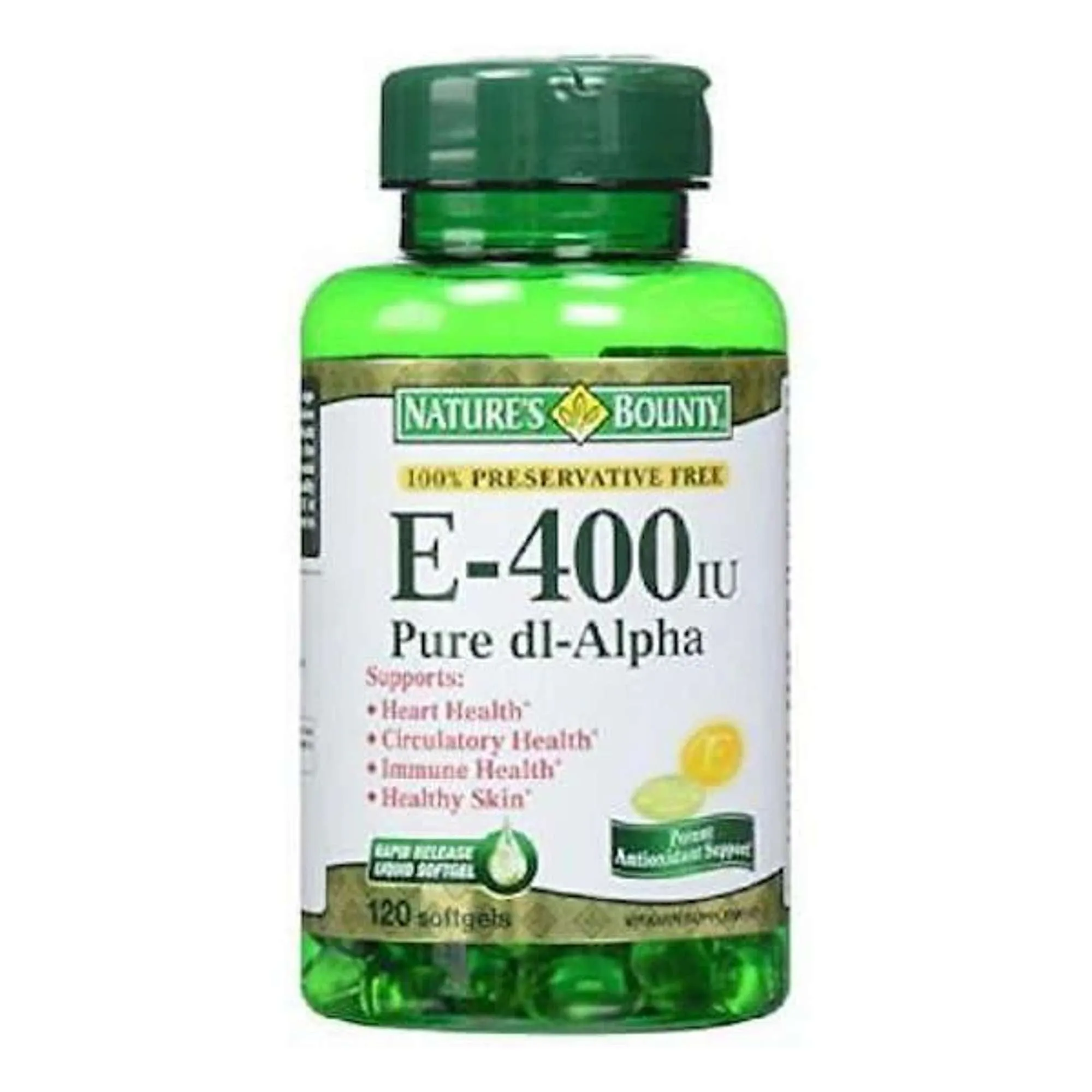 E400 PURE DLALPHA 120 SOFTGELS