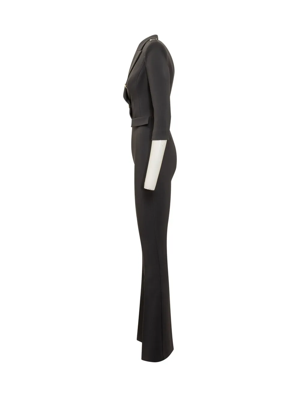 ELISABETTA FRANCHI DOUBLEBREASTED JUMPSUIT