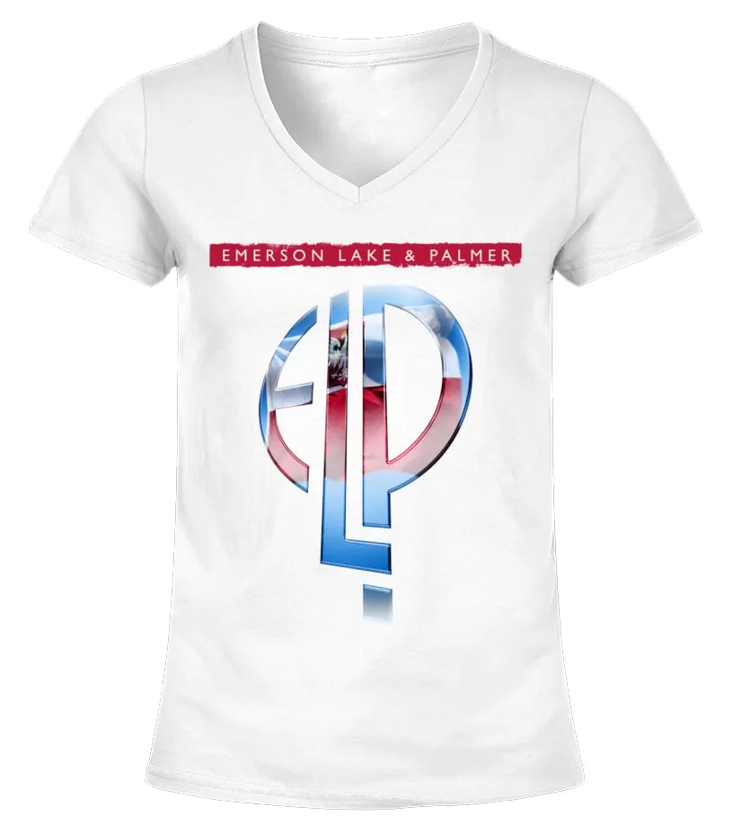 Emerson, Lake &amp; Palmer 23 WT Camiseta cuello pico Mujer