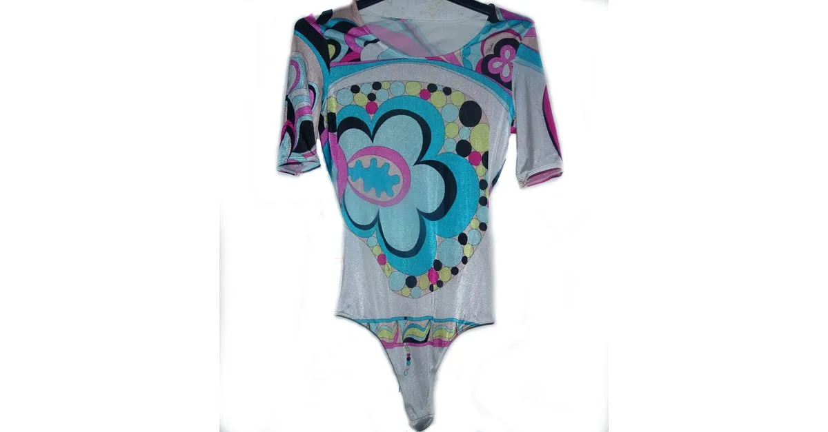 Emilio Pucci para body de Wolford Multicolor 