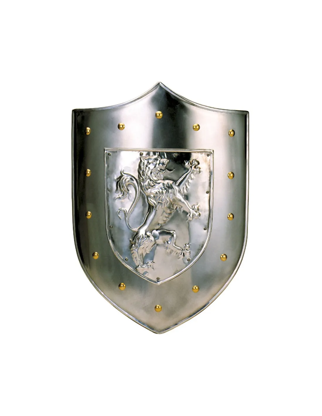 Escudo Metal León Rampante (63x43 cms.)