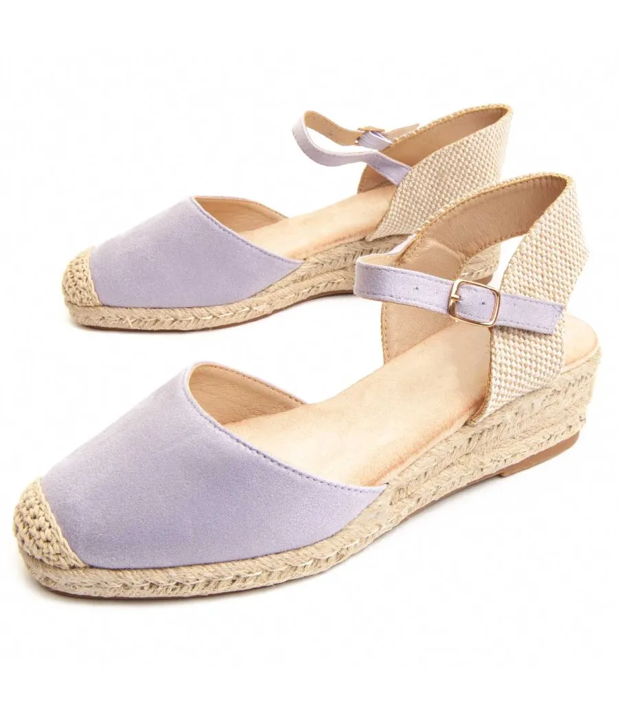 Esparto De Cuña Para Mujer  Montevita  Spartsum18  90000 MORADO