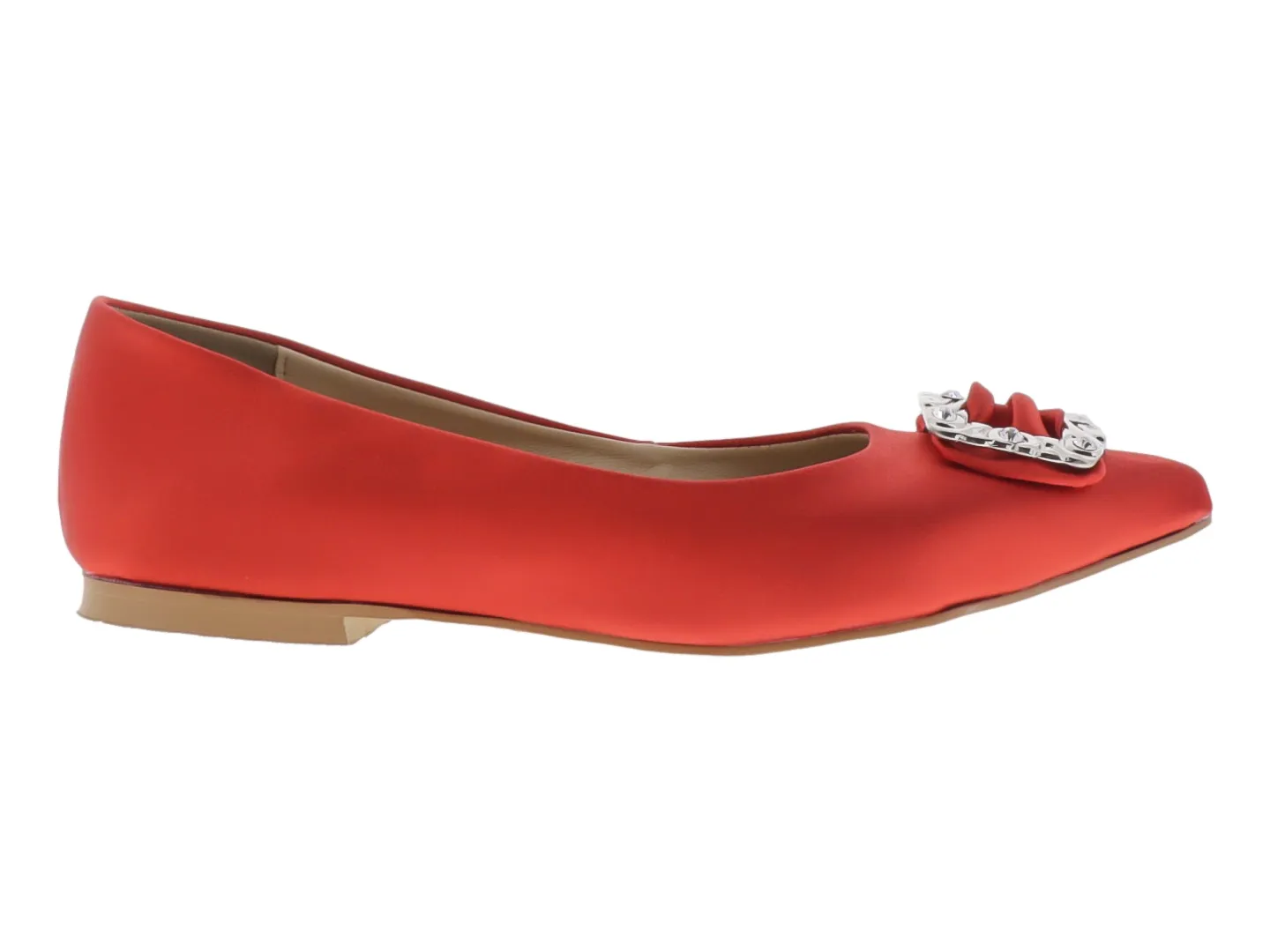 Flats Oyyi 51300 Rojo Para Mujer