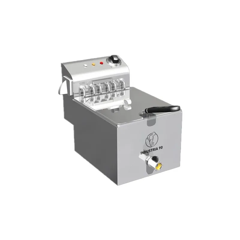 Freidora económica FA10 MAX 400 CG aceite con grifo Movilfrit