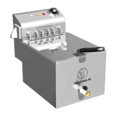 Freidora económica FA10 MAX 400 CG aceite con grifo Movilfrit