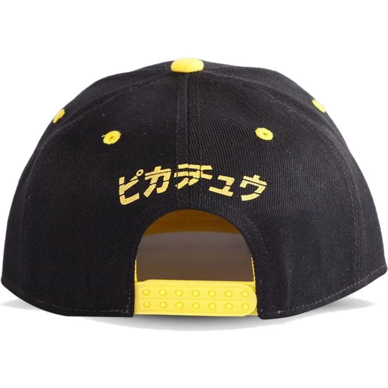 Gorra plana negra snapback Pikachu Be Your Own Hero Olympics Pokémon de Difuzed