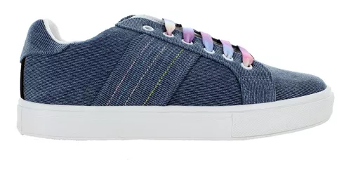 Gosh Tenis Agujetas Arcoiris Mezclilla Mujer 78681