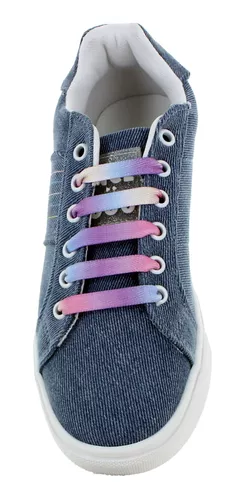 Gosh Tenis Agujetas Arcoiris Mezclilla Mujer 78681