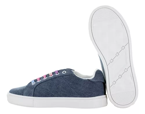 Gosh Tenis Agujetas Arcoiris Mezclilla Mujer 78681