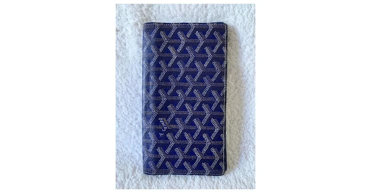 Goyard Cartera vertical azul marino Azul oscuro 