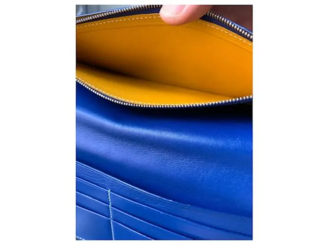 Goyard Cartera vertical azul marino Azul oscuro 