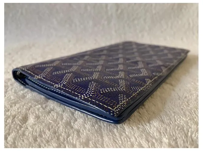 Goyard Cartera vertical azul marino Azul oscuro 