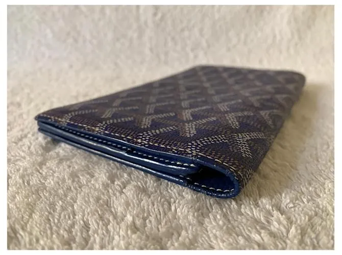 Goyard Cartera vertical azul marino Azul oscuro 
