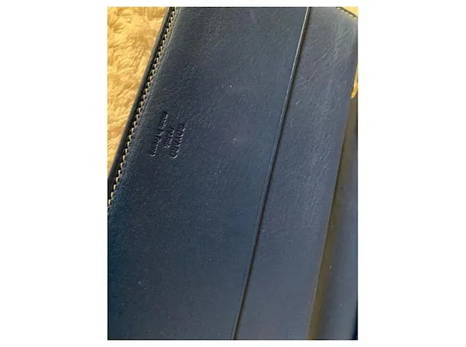 Goyard Cartera vertical azul marino Azul oscuro 