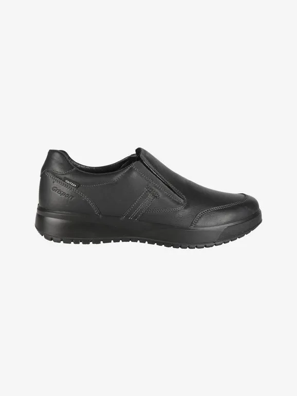 Grisport Zapatos de piel sin cordones para hombre.