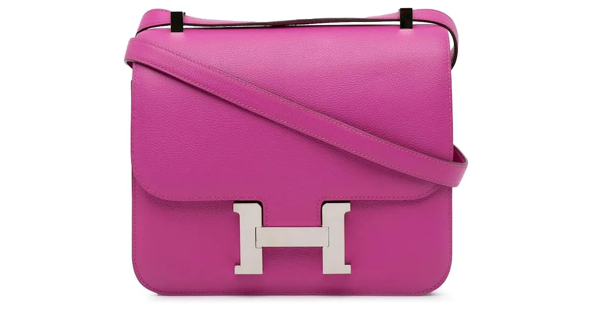 Hermès Rosa Evercolor Constance 24 