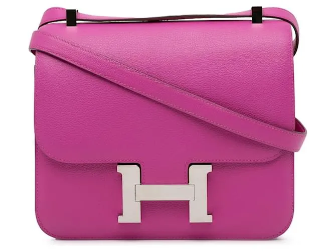 Hermès Rosa Evercolor Constance 24 