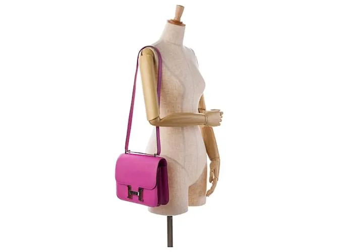 Hermès Rosa Evercolor Constance 24 