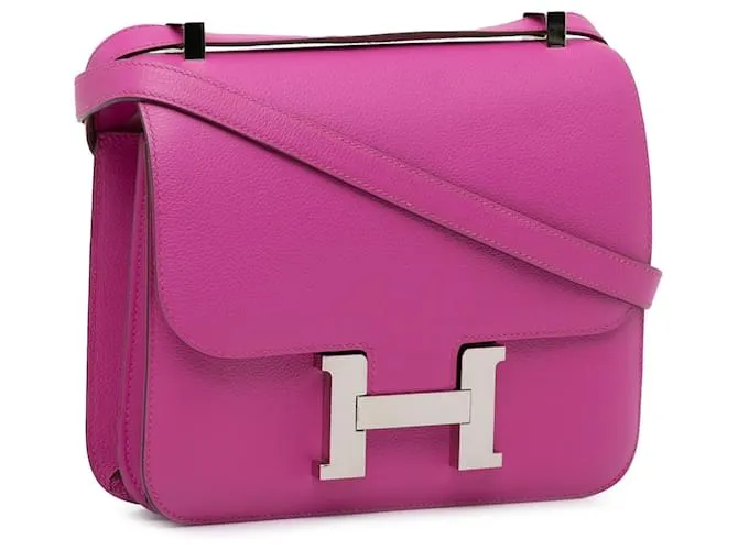 Hermès Rosa Evercolor Constance 24 
