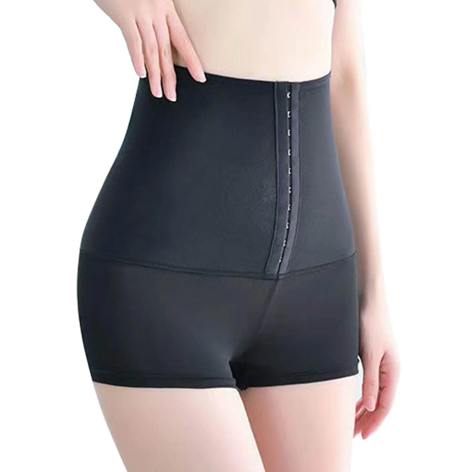 HIGH WAISTED SAUNA YOGA SHORTS COMPATIBLE WITH WOMEN  THERMAL CIRCULATION AND FAST SWEATING FITNESS RUNNING SHORTS