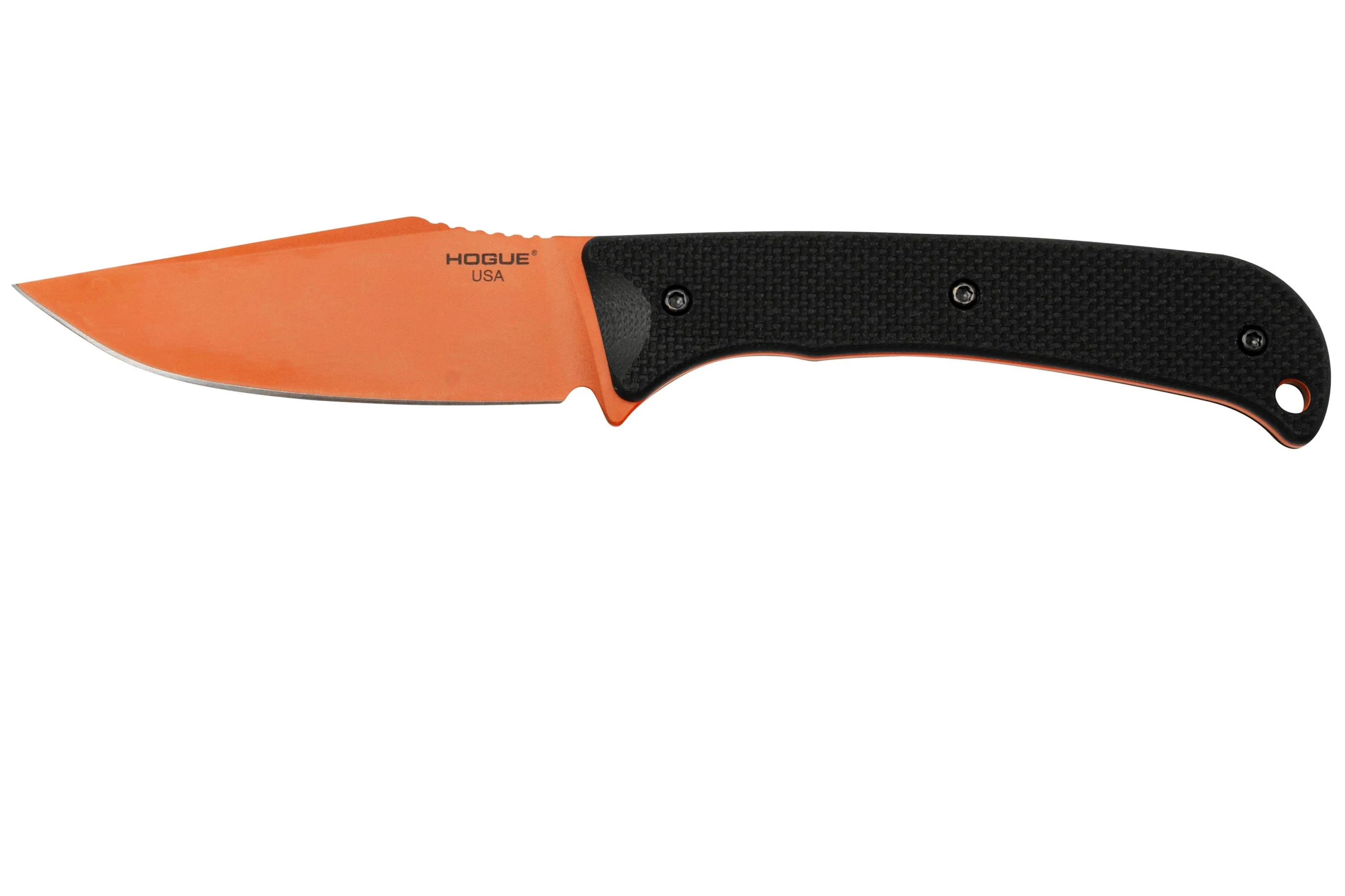 Hogue Extrak 35864 Orange Cerakote, cuchillo de caza con funda de kydex