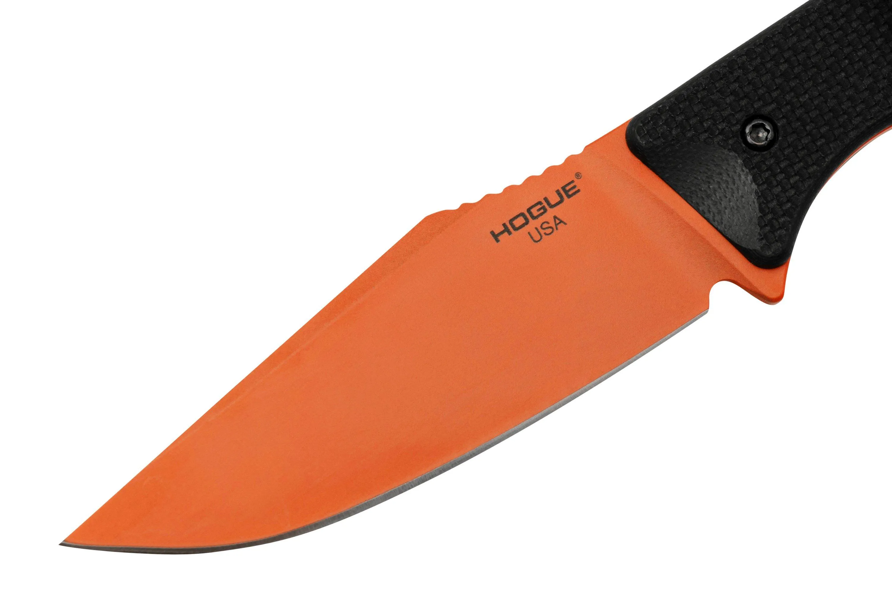 Hogue Extrak 35864 Orange Cerakote, cuchillo de caza con funda de kydex