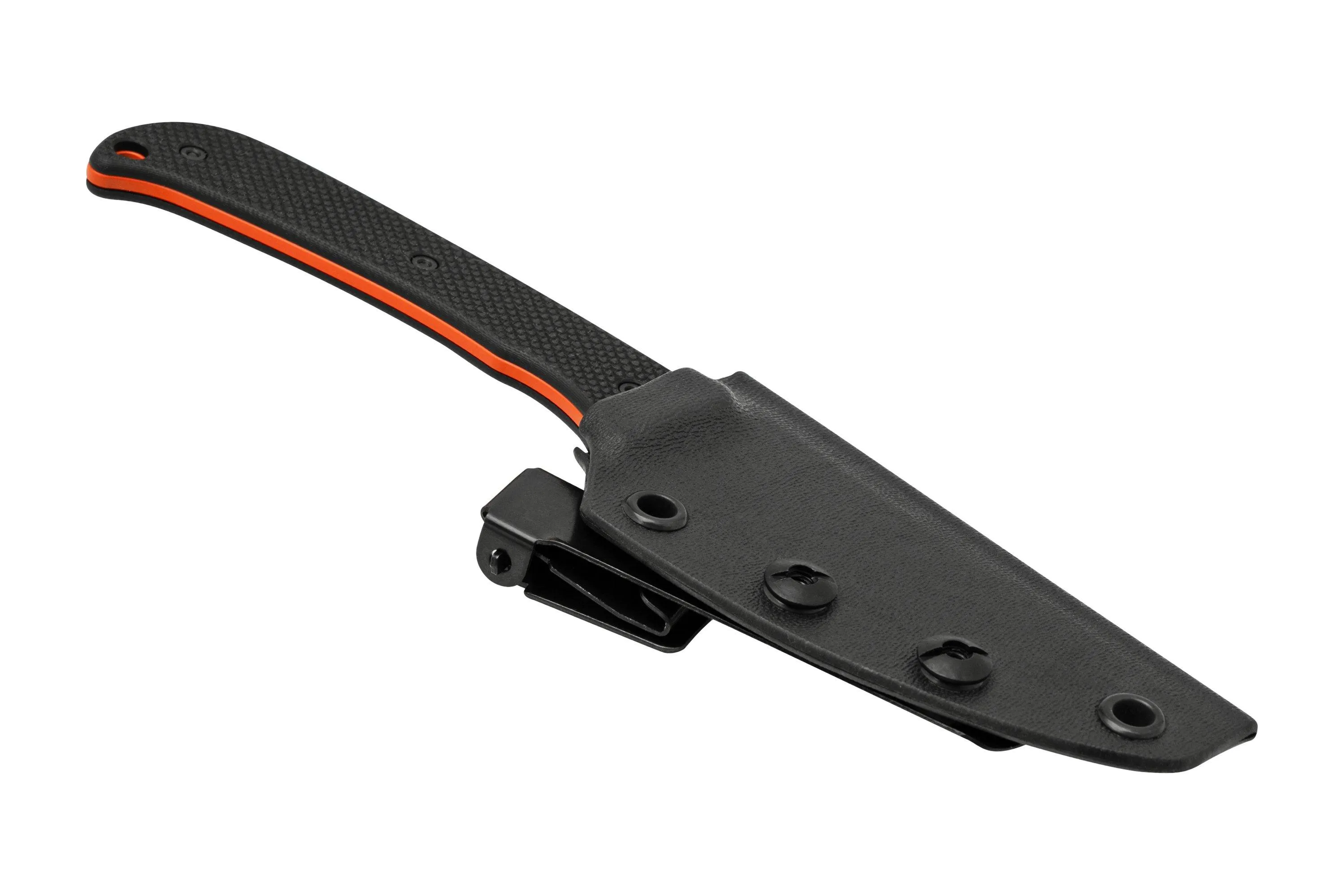 Hogue Extrak 35864 Orange Cerakote, cuchillo de caza con funda de kydex