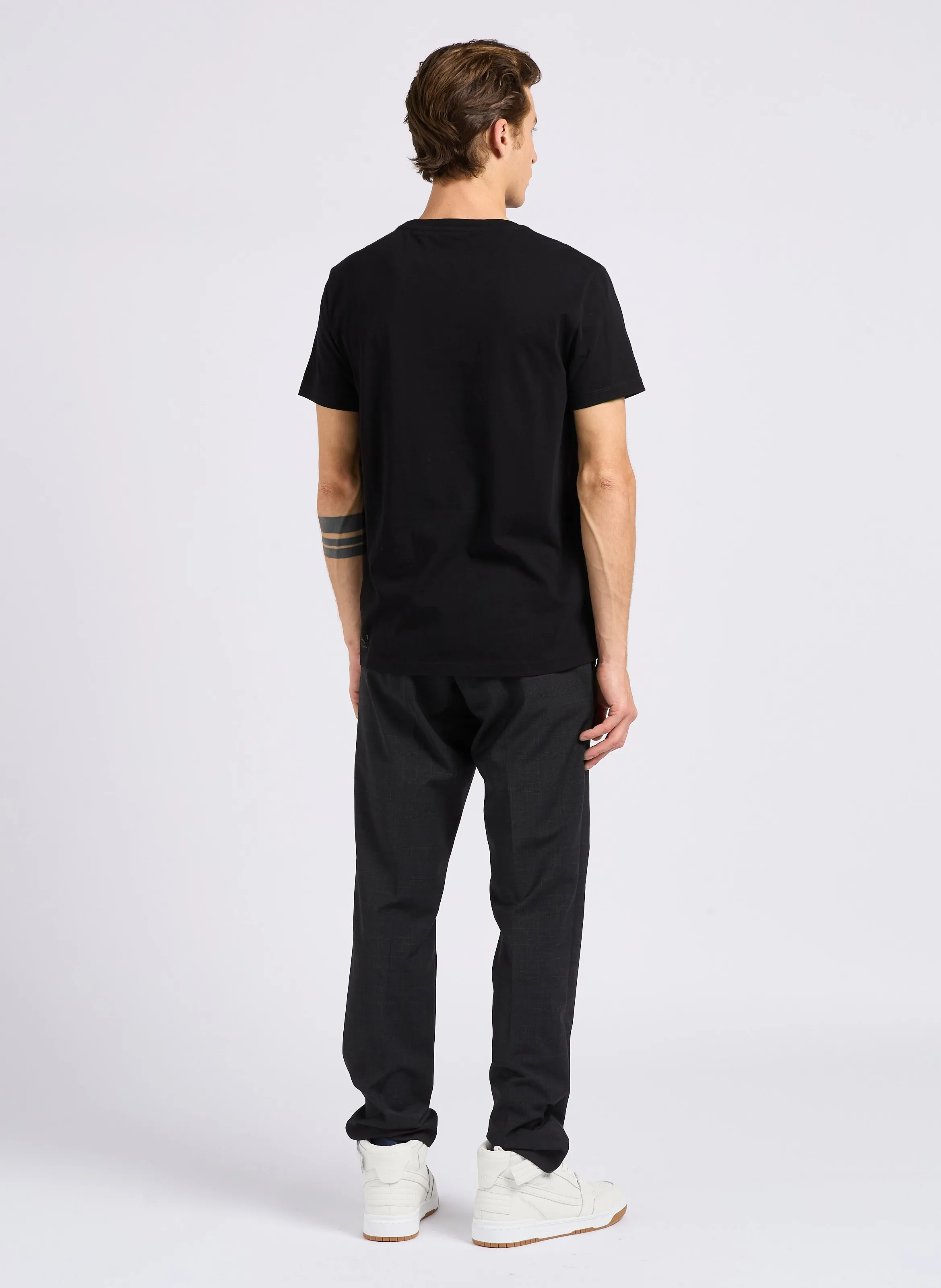 IKKS Pantalón de traje de lana mezclada en gris
