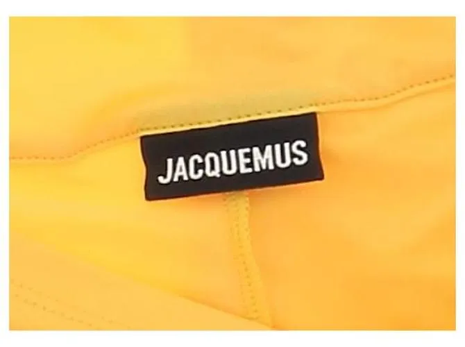 JACQUEMUS Pantalón T.fr 38 SINTÉTICO Amarillo 