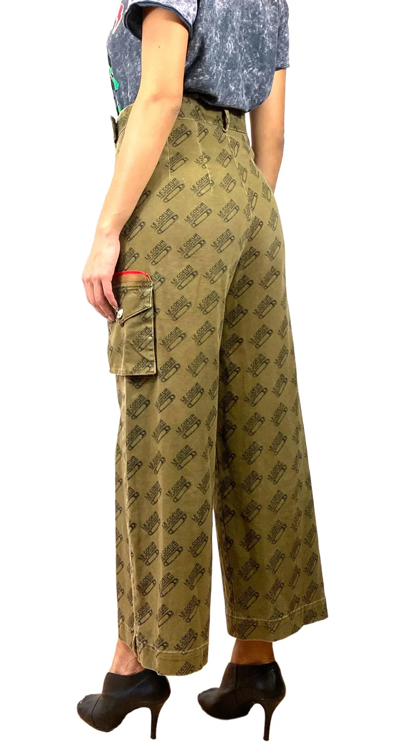 JAZMIN CHEBAR Pantalón Estampado Alfileres