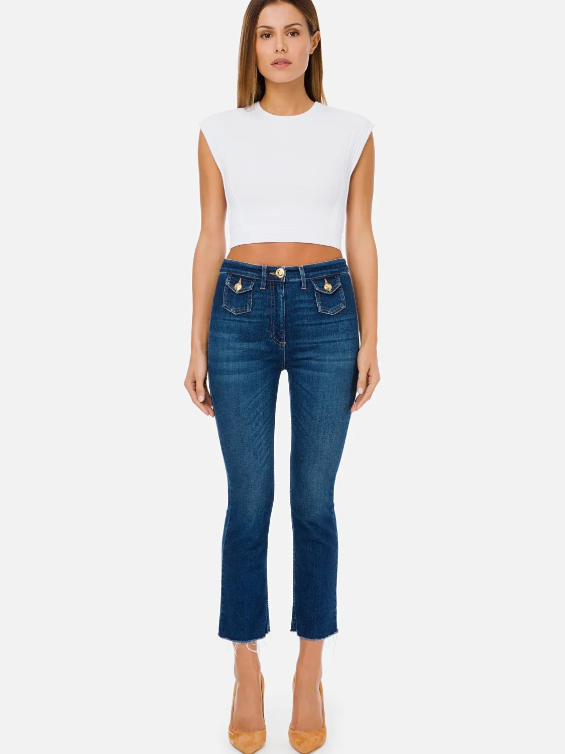 JEANS DOS BOLSILLOS ELISABETTA FRACHI