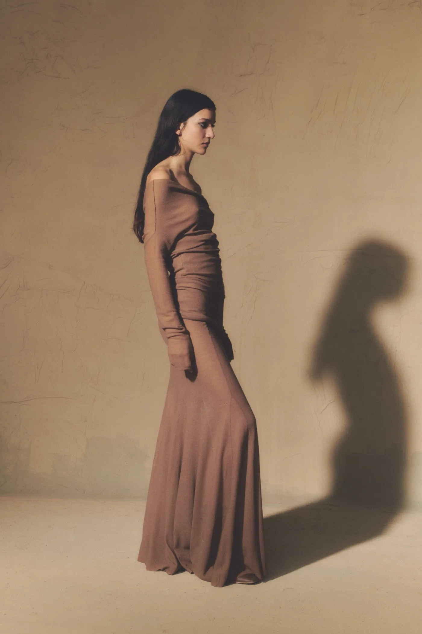 Jenna, skirt in black virgin wool