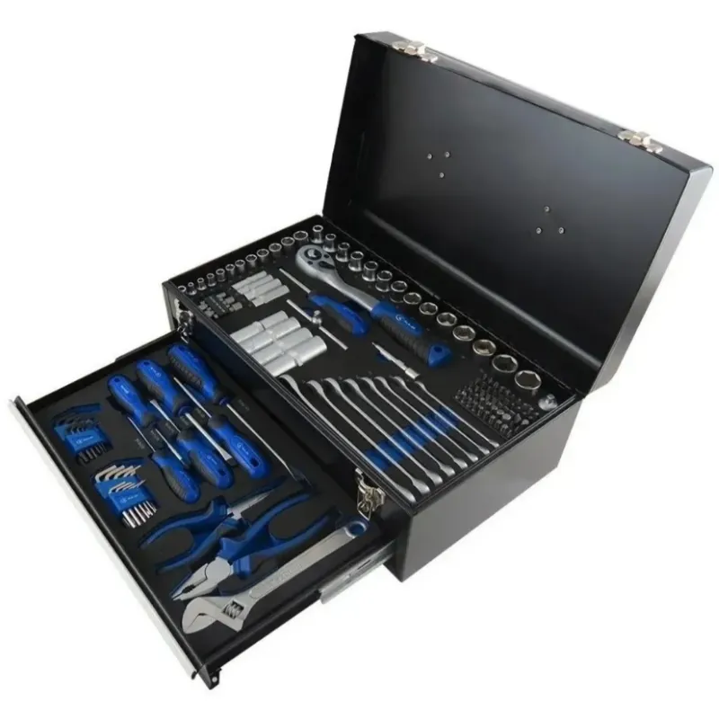 JGO. SET DE HERRAMIENTAS X 133 PIEZAS KLD CON CAJA METALICA