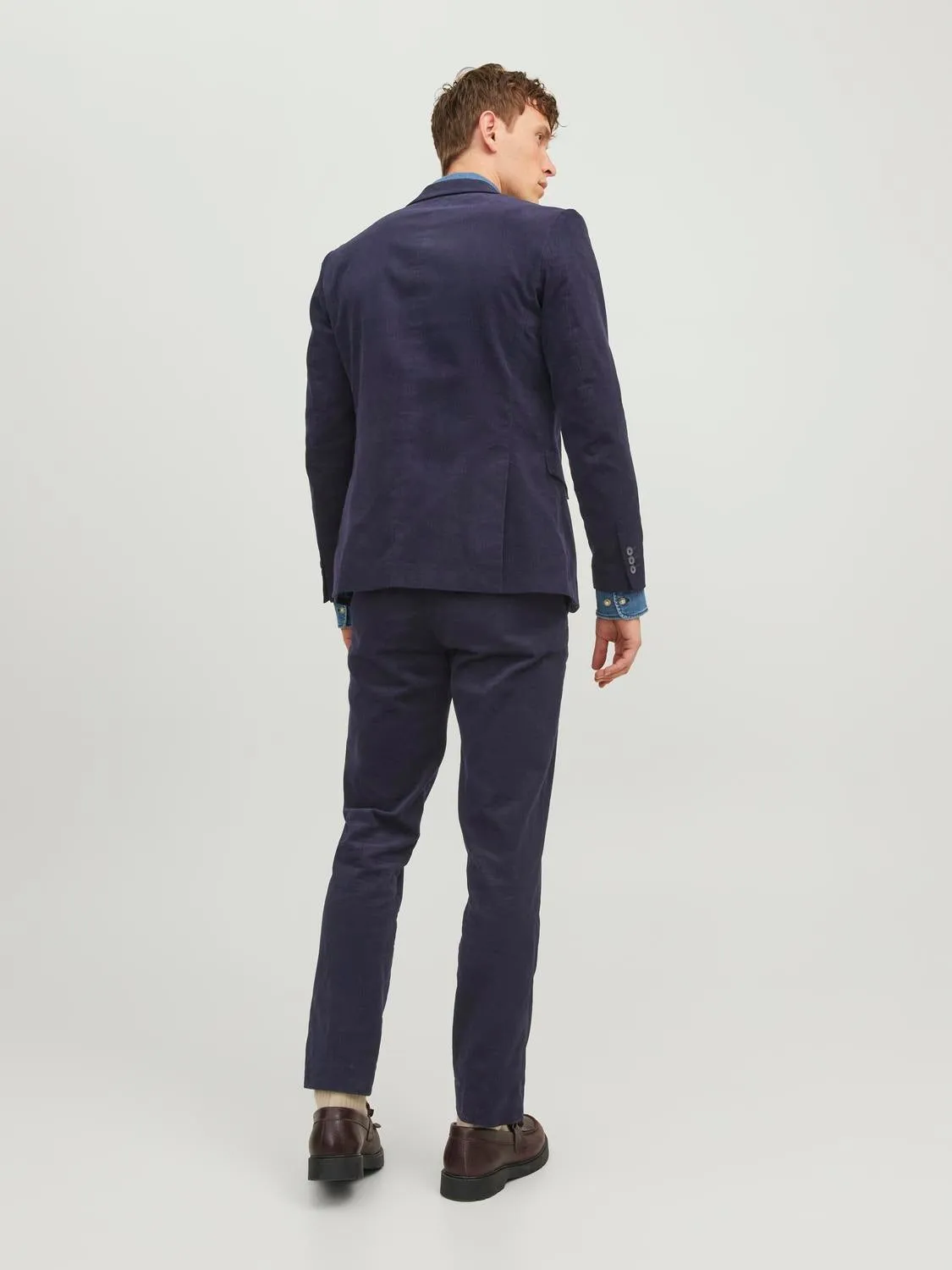 JPRCORDUROY Pantalones de vestir Corte slim | Azul oscuro | Jack & Jones®