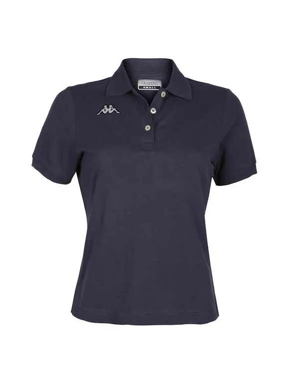 Kappa Polo de mujer de manga corta en algodón