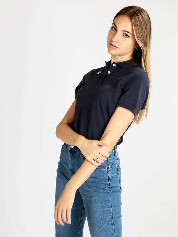 Kappa Polo de mujer de manga corta en algodón