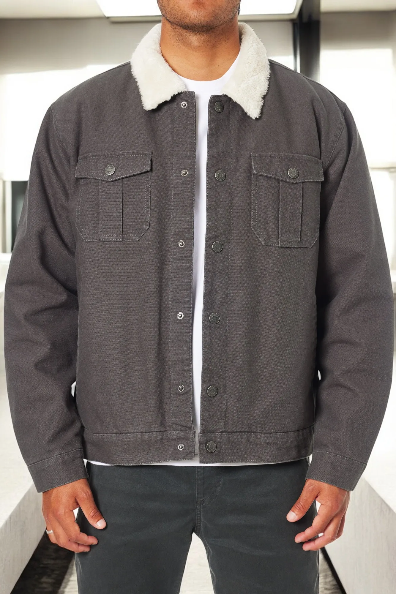 Katin USA – Chaqueta Harris canvas black wash