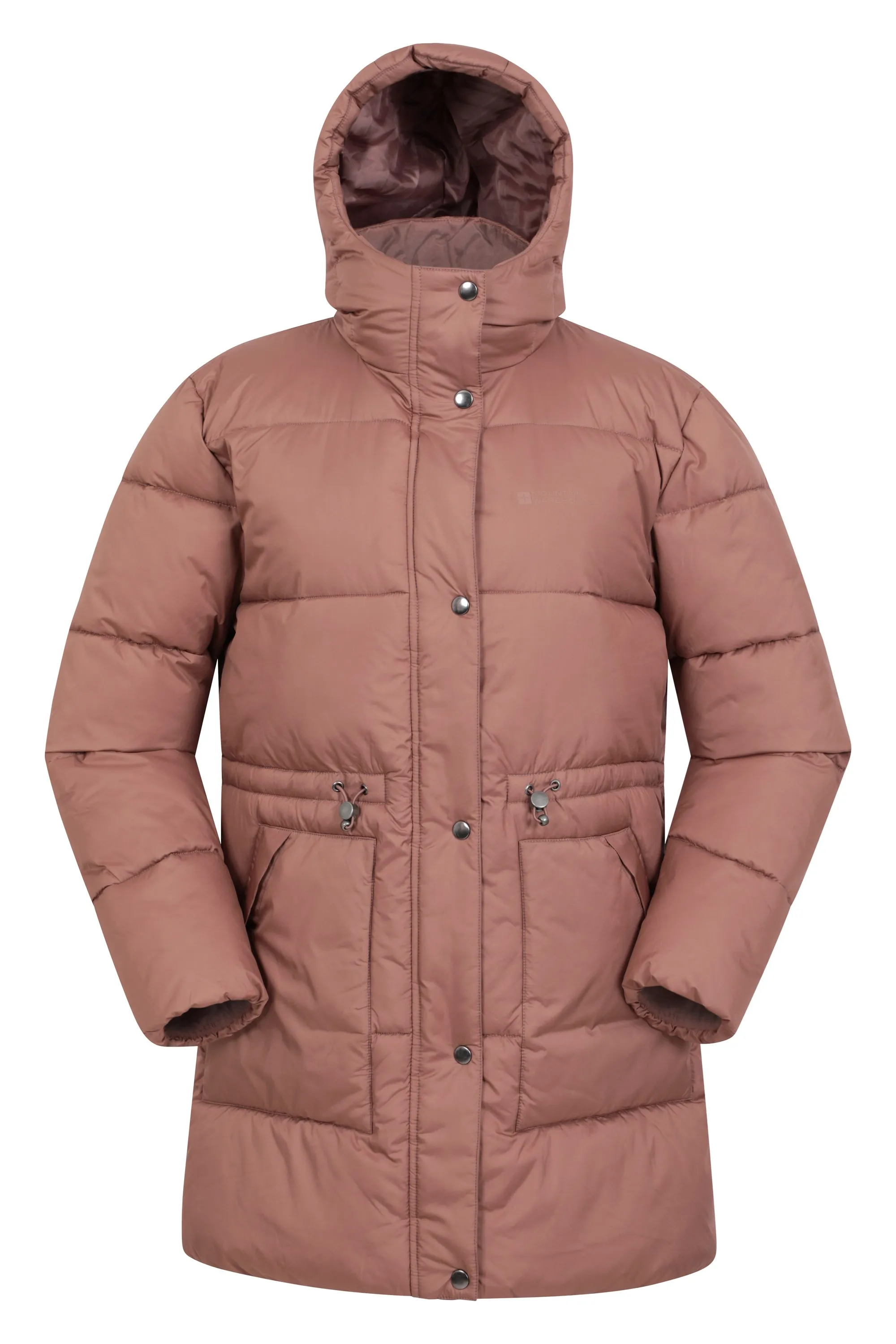 Kentish chaqueta acolchada con cinturón para mujer