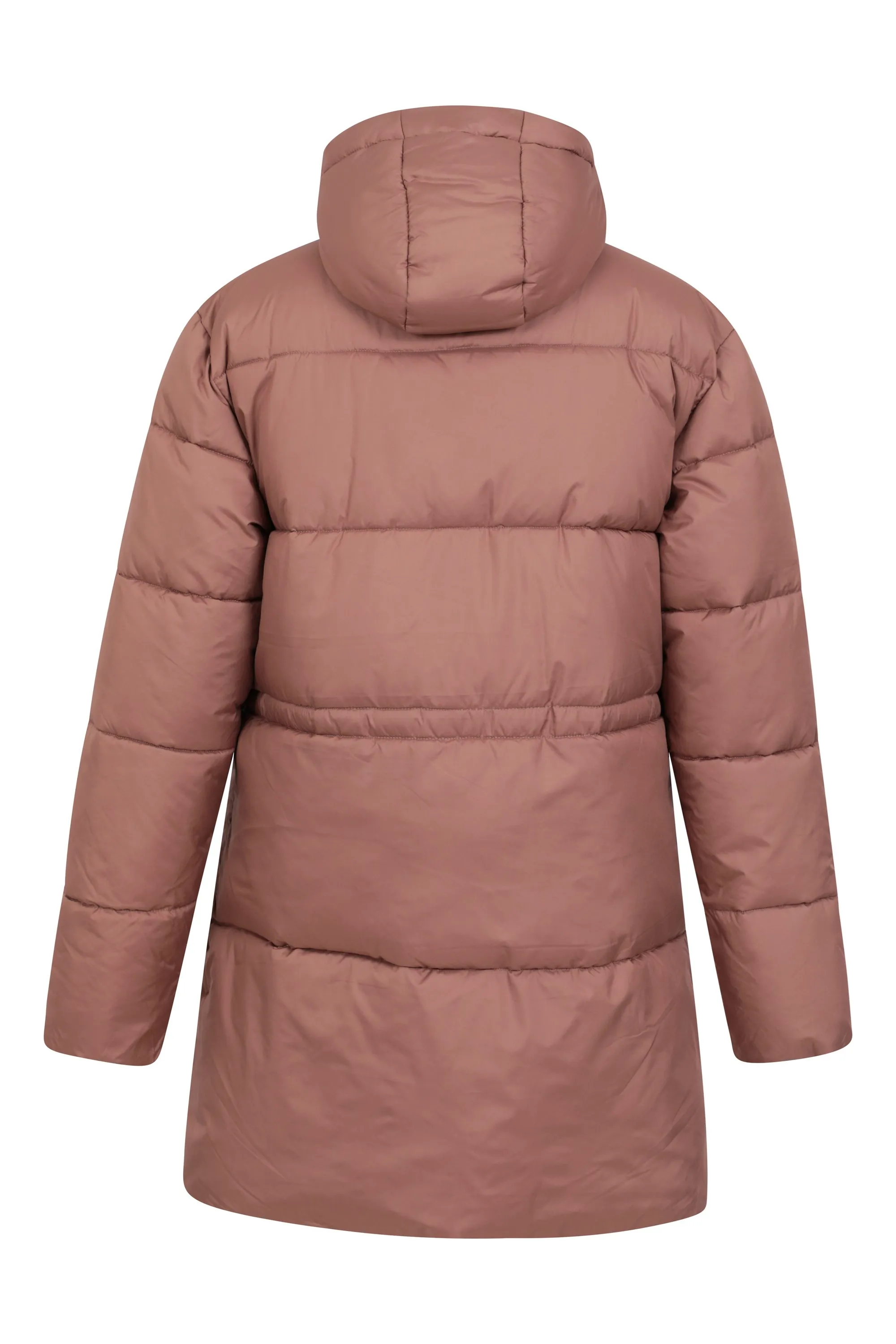 Kentish chaqueta acolchada con cinturón para mujer