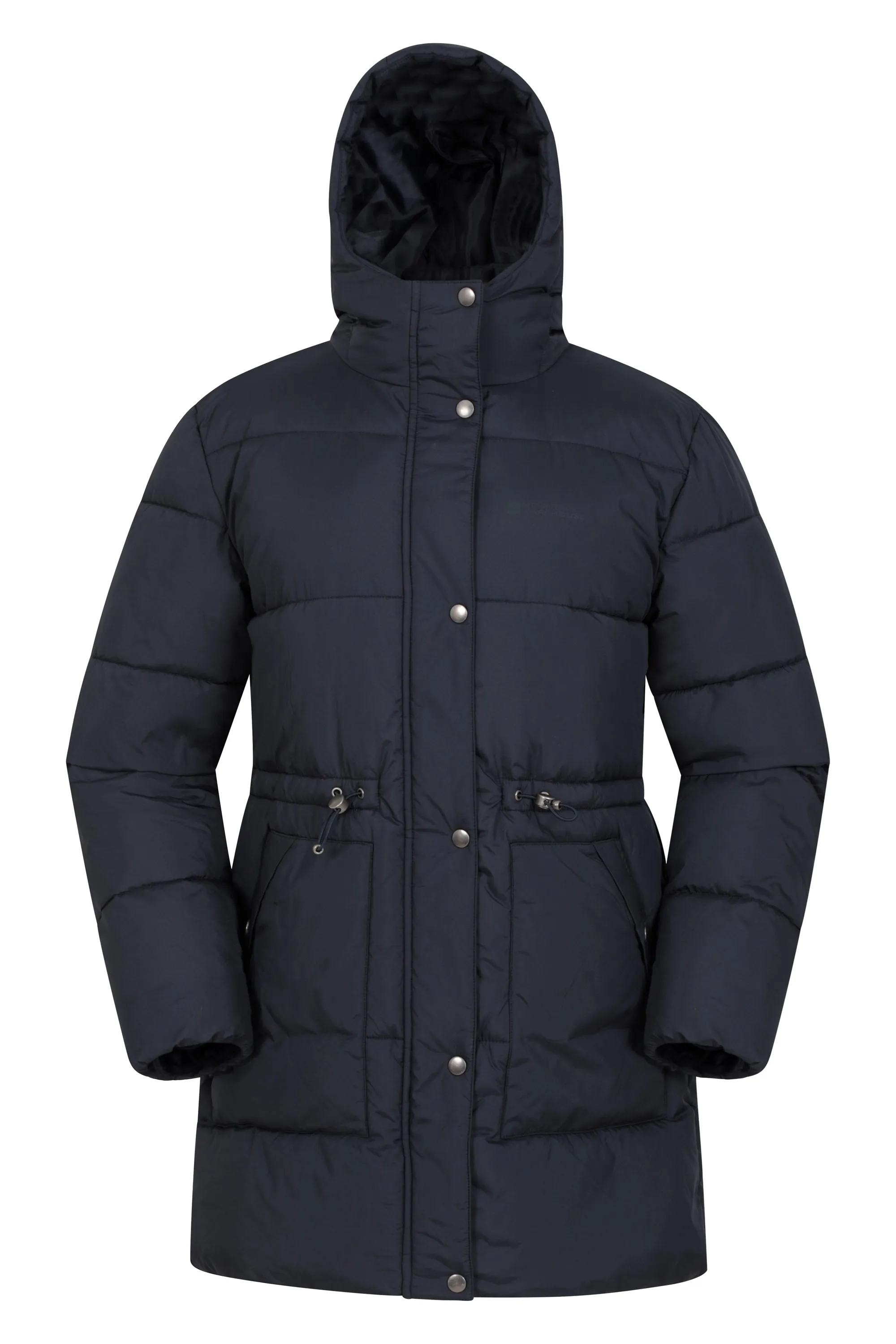 Kentish chaqueta acolchada con cinturón para mujer