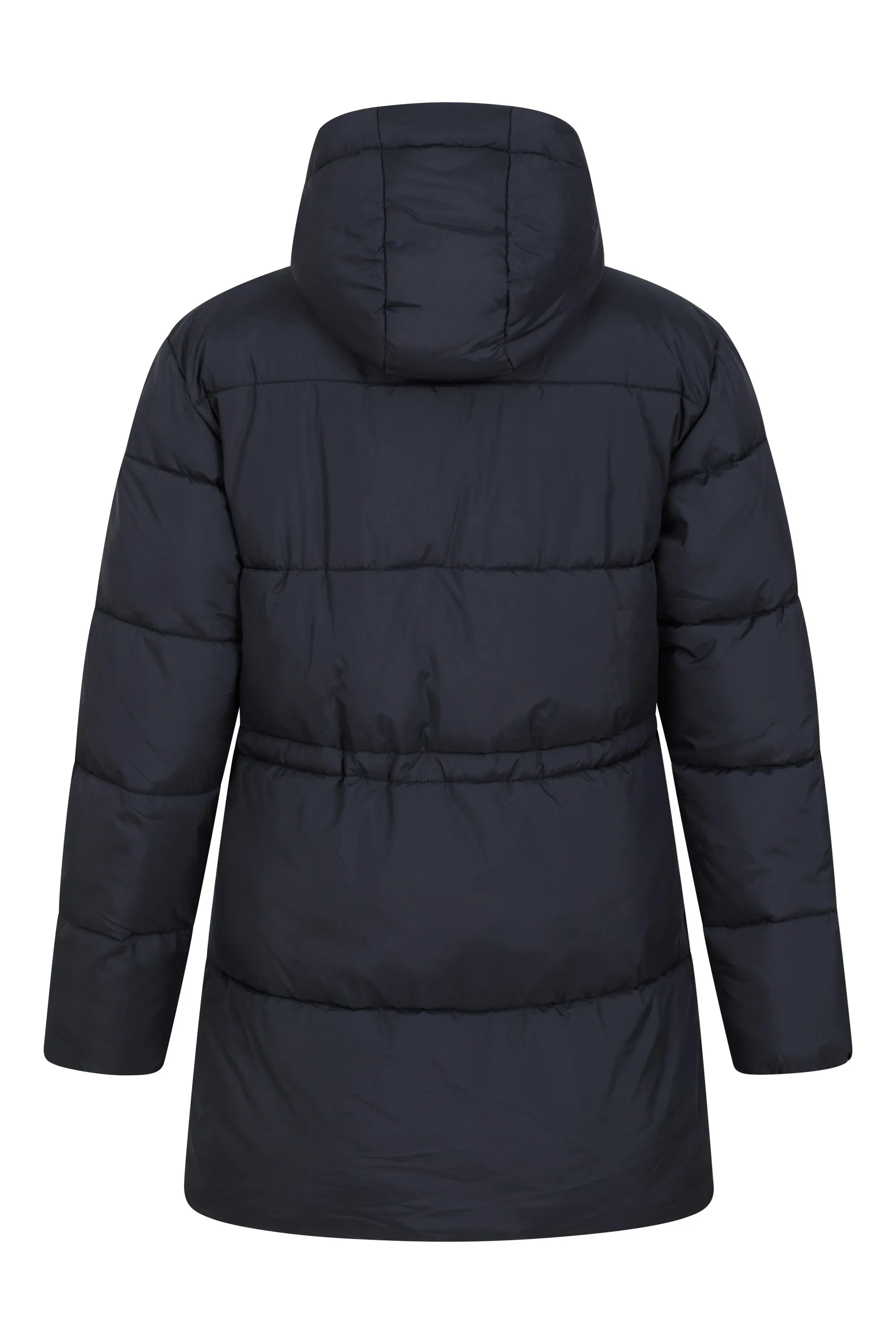 Kentish chaqueta acolchada con cinturón para mujer