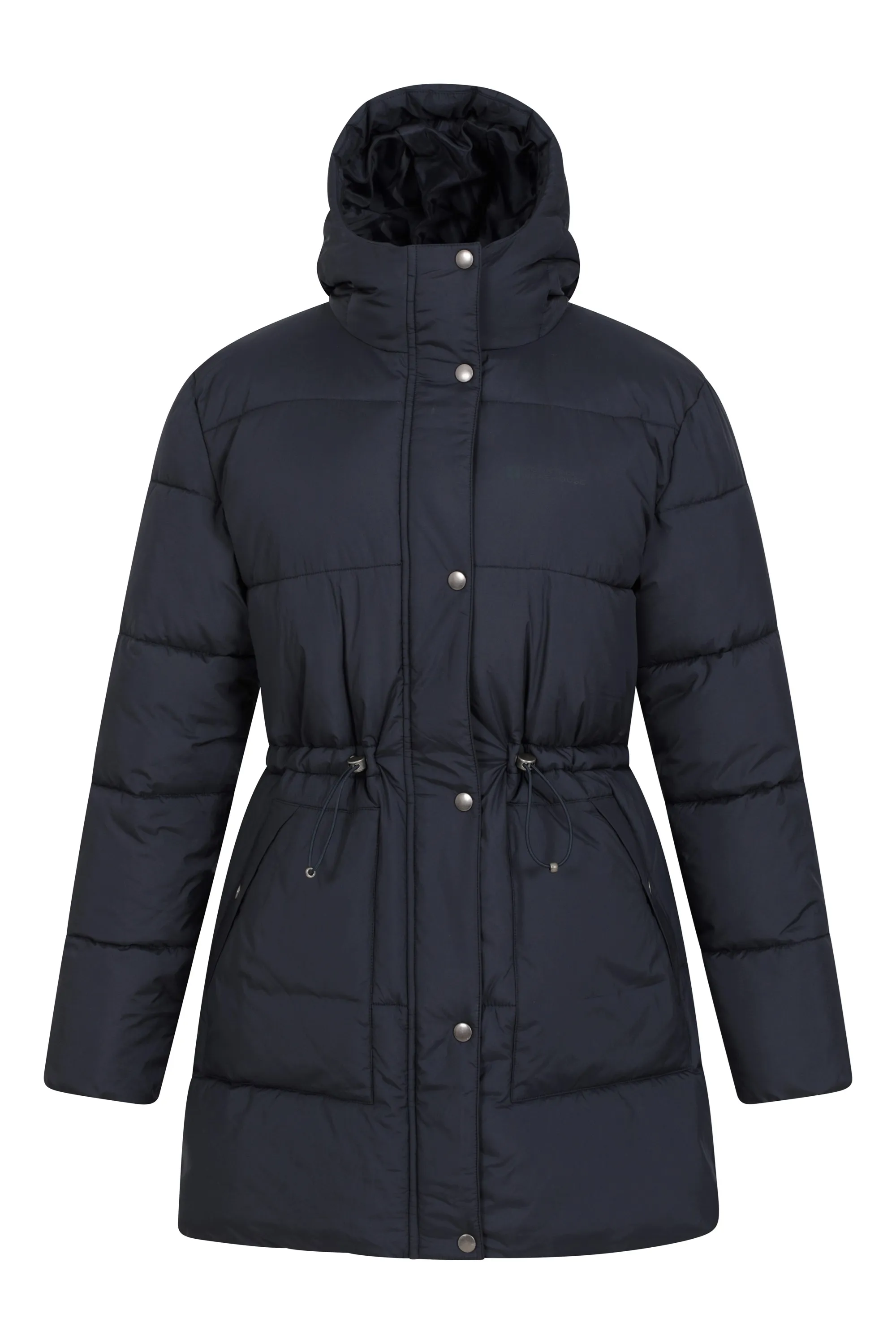 Kentish chaqueta acolchada con cinturón para mujer