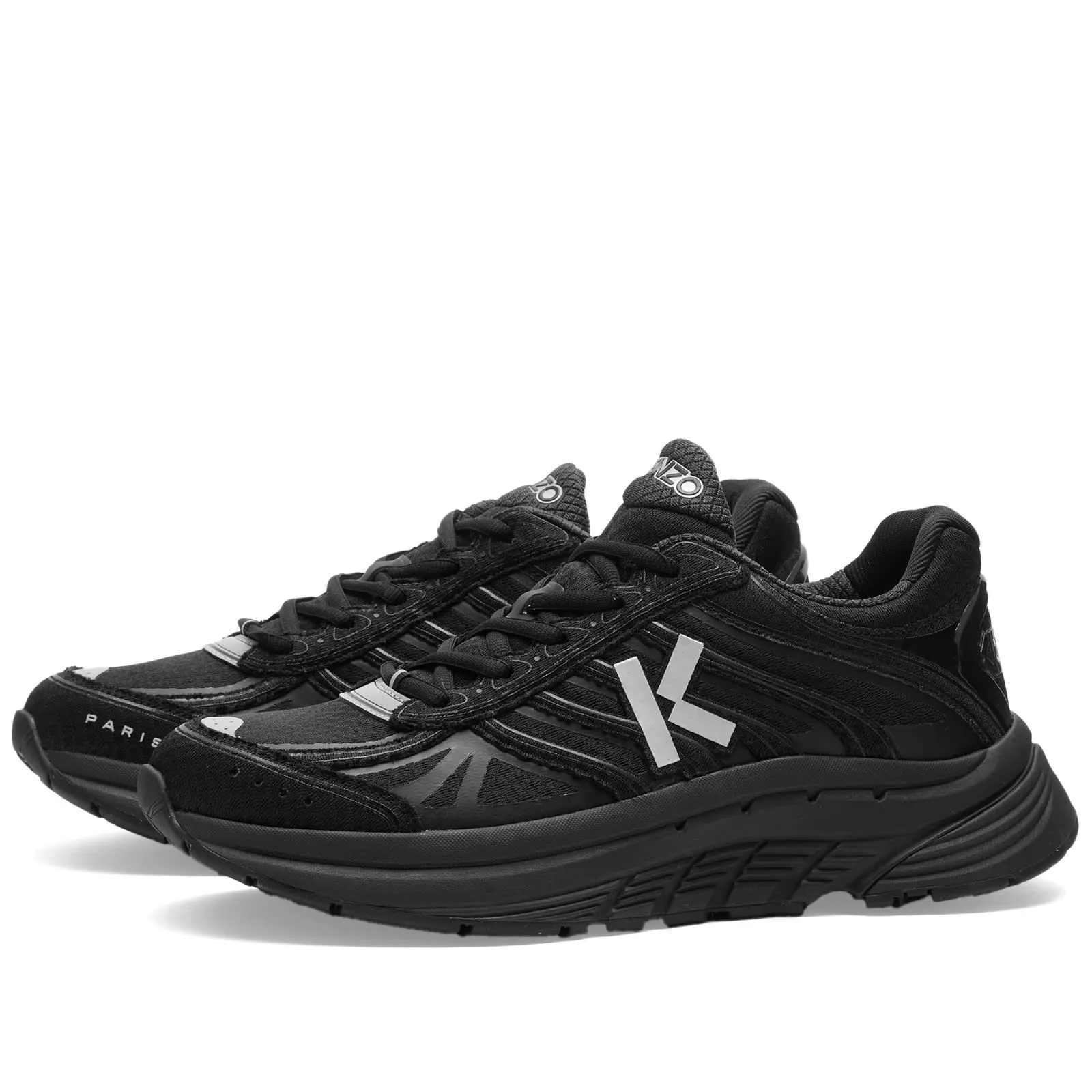 KENZO Men's Pace Low Top Sneakers Black