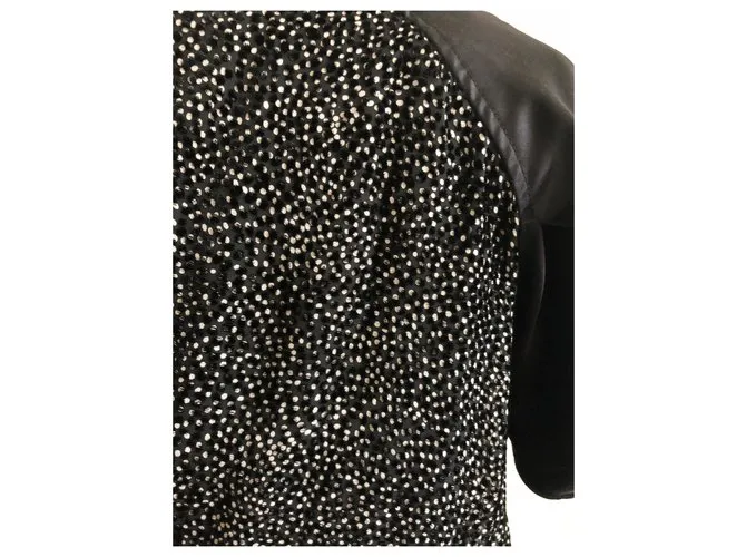 Kenzo Vestidos Negro Blanco roto 
