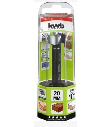 KWB ACC. AKKUTOP BROCA DE BISAGRA SPEED 20MM PARA MADERA