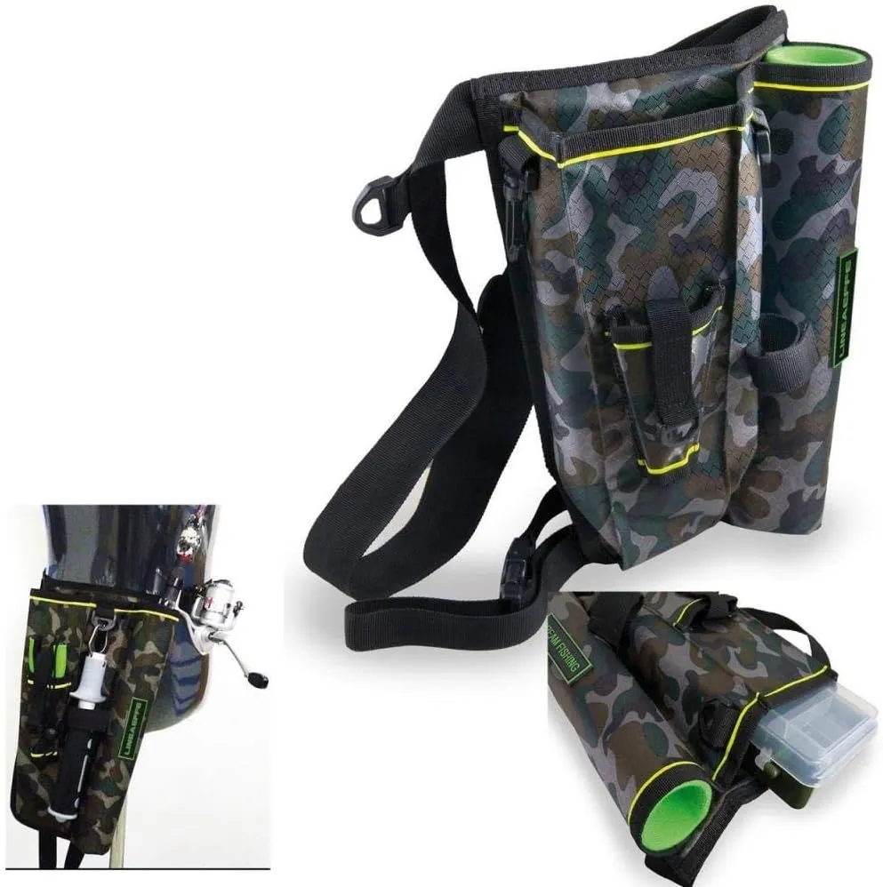 Lineaeffe Funda Caña Pesca Multitackle Leg Pack 19 x 33 x 6 cm Surfcasting