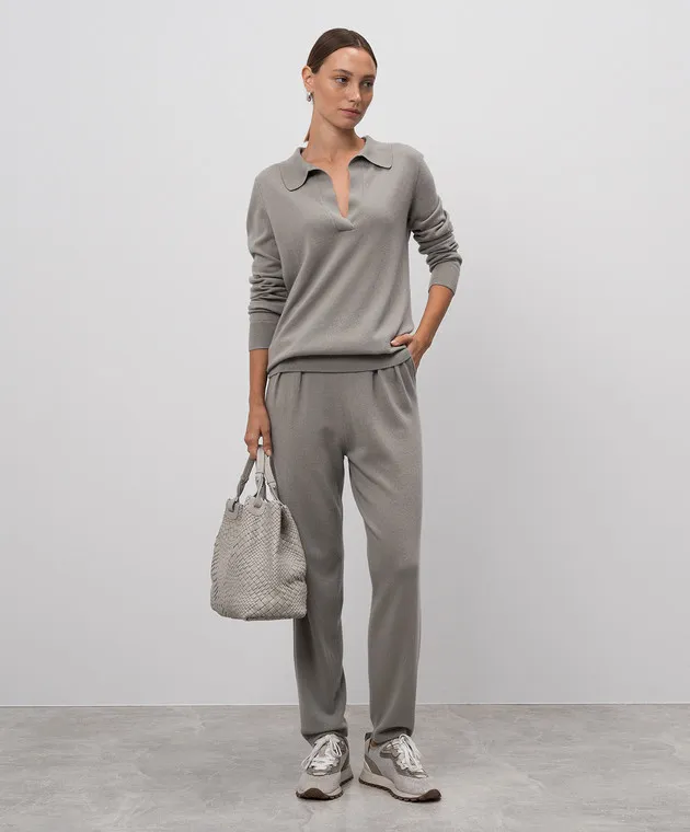 LISA YANG Josefine gray cashmere pullover