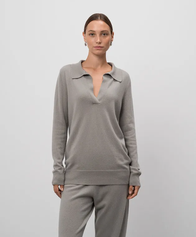 LISA YANG Josefine gray cashmere pullover